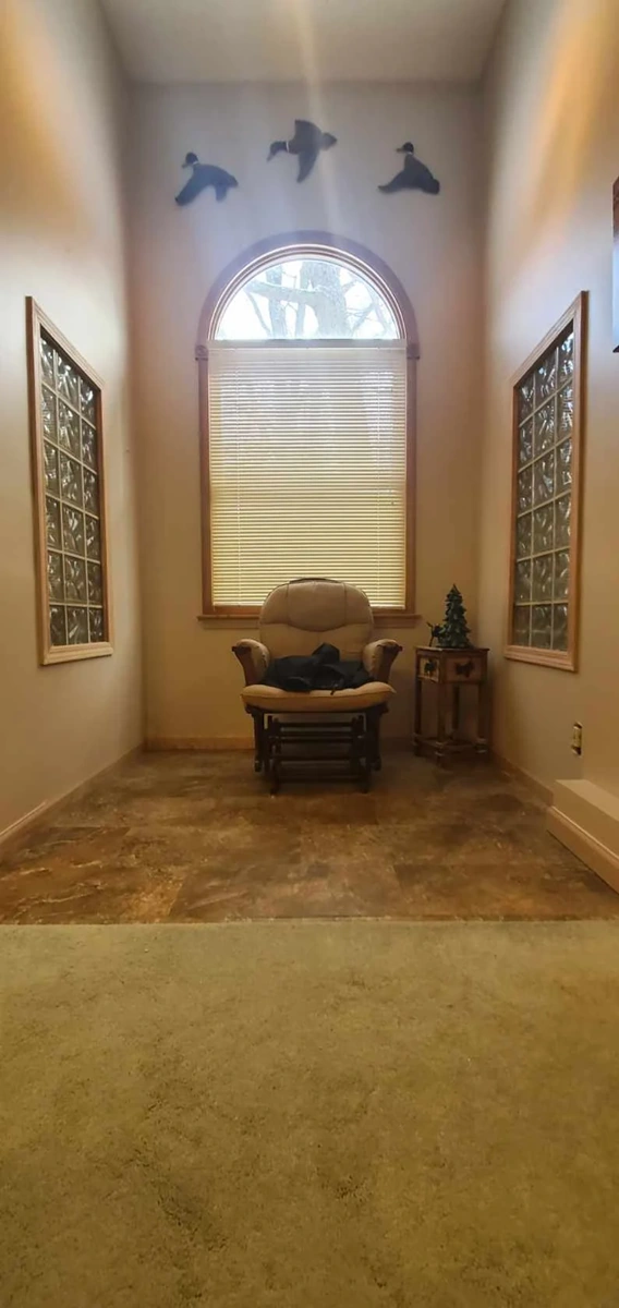 Bathroom sitting area conversion prep work