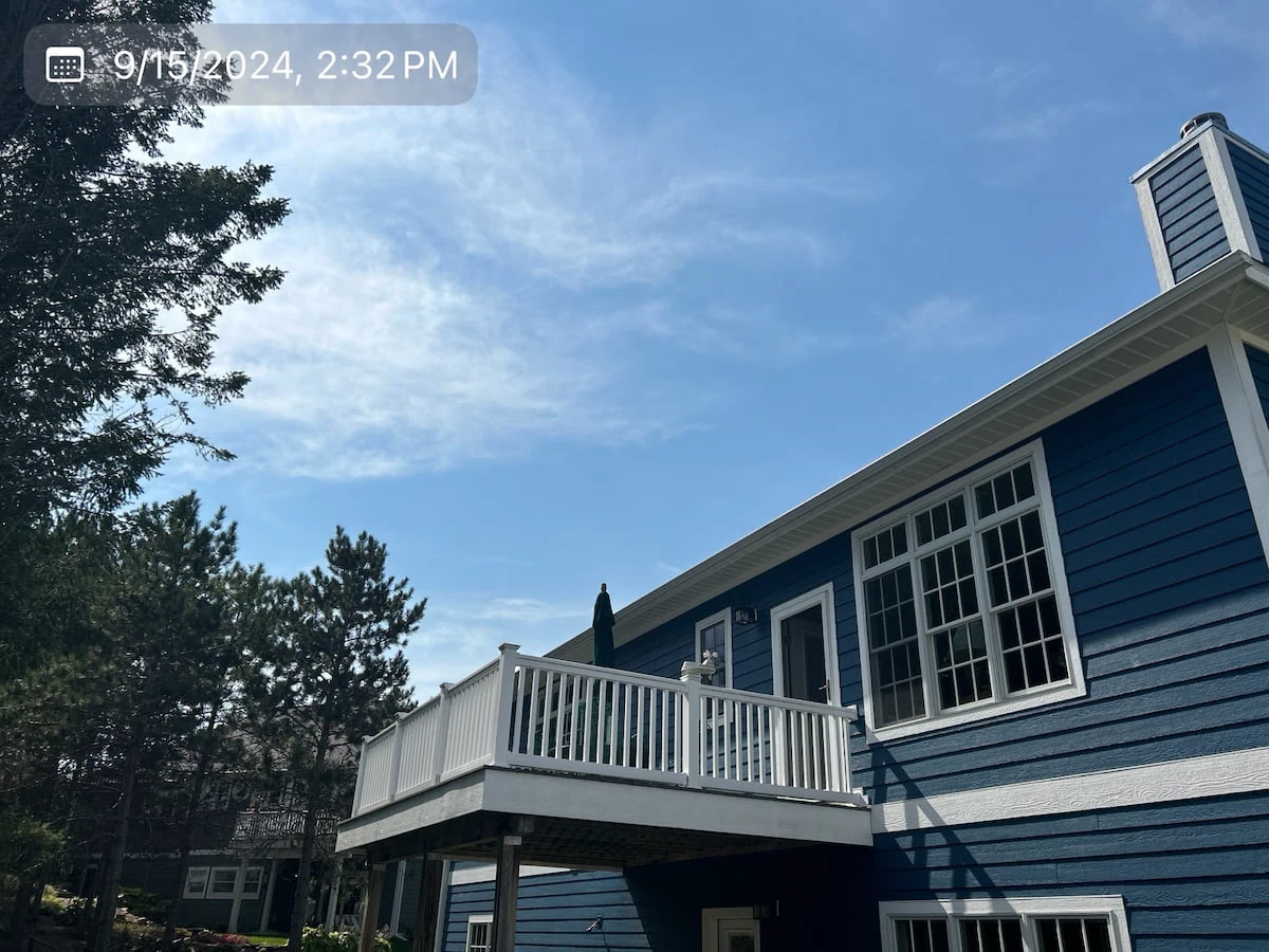 Pre-construction view of an exterior deck by a trusted home improvement contractor