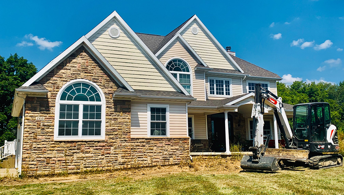 Beautiful Boral Versetta Stone Veneer on a Home in Mason, Michigan